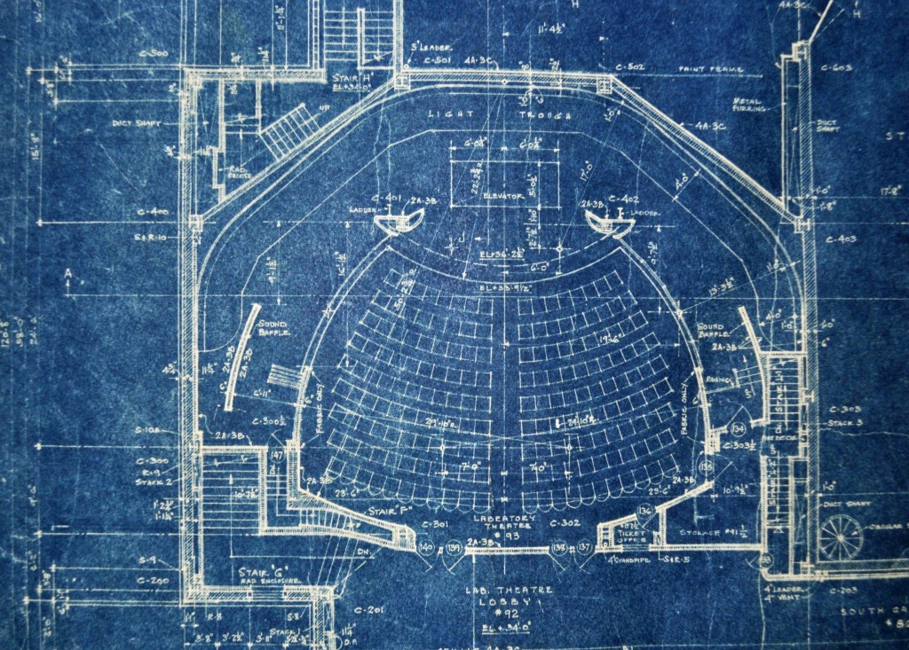 Blue Print of Theater 