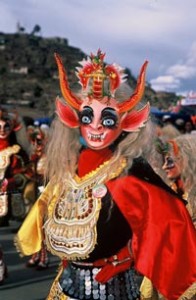 Dancer from Karin Muller: Along the Royal Inca Road