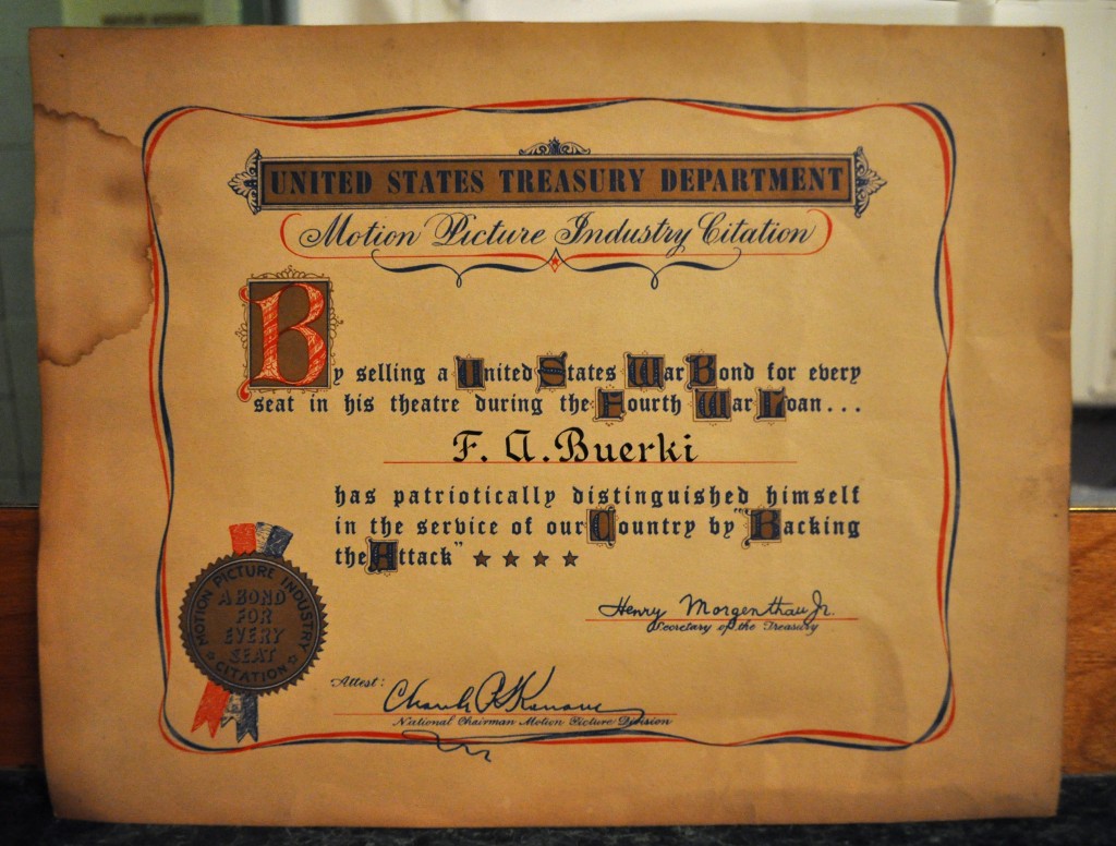 Buerki certificate