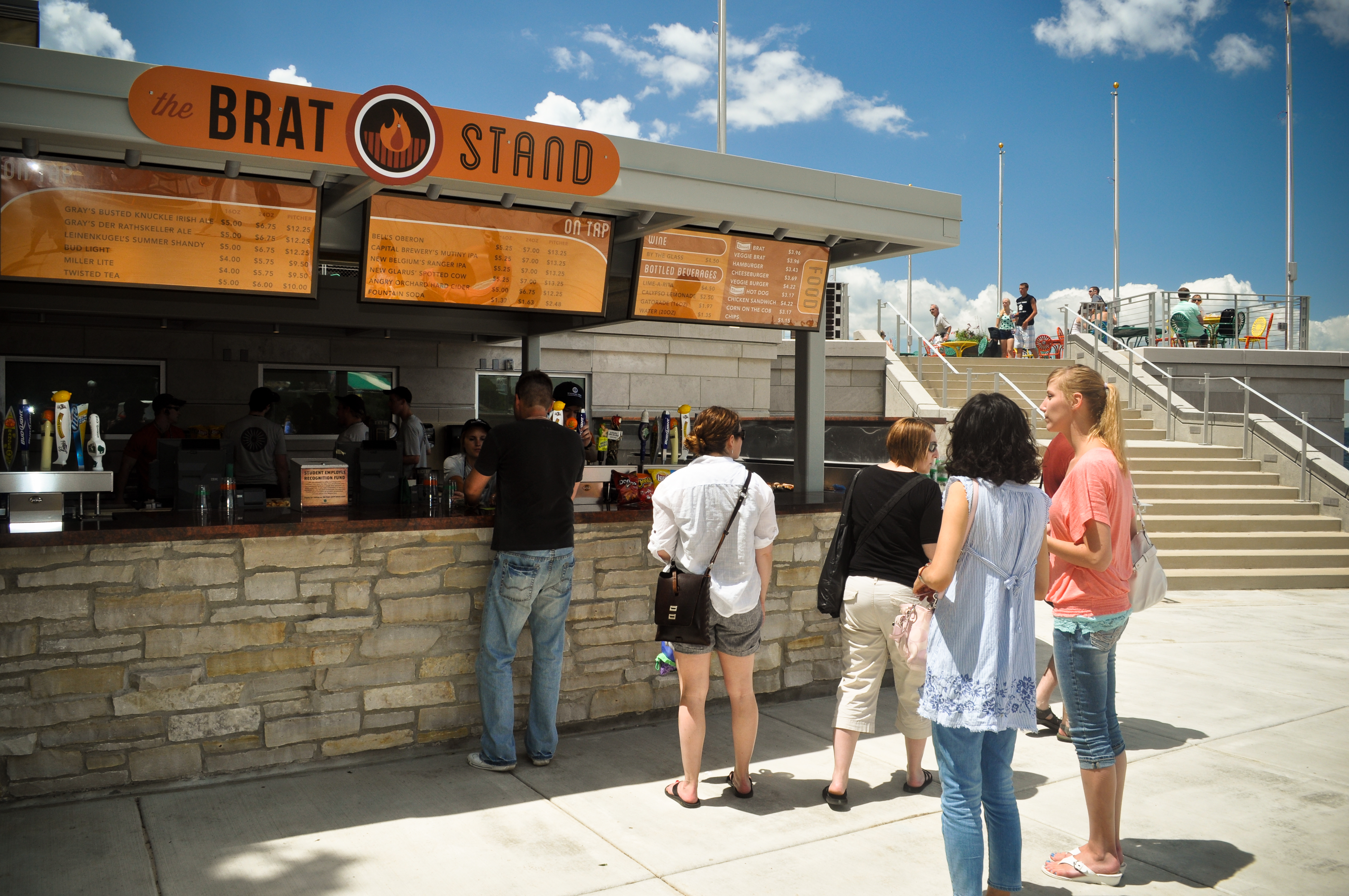 Terrace food options expand with the opening of The Gazebo and Brat Stand