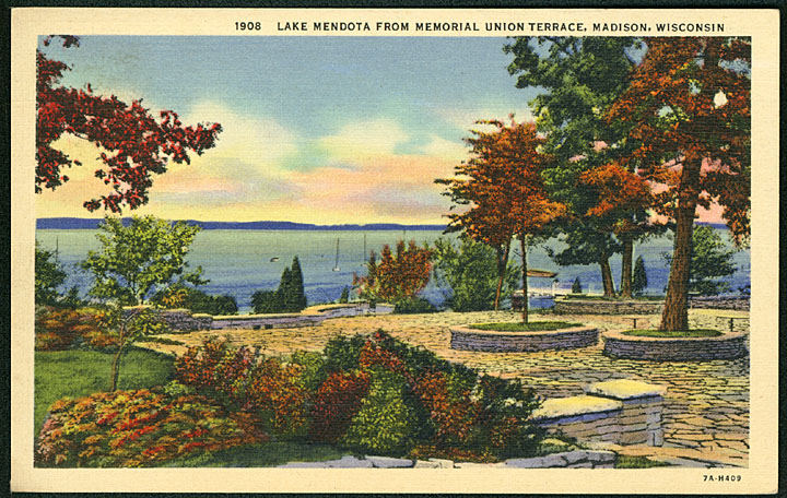 Throwback Thursday: The Terrace overlooking Lake Mendota, 1908