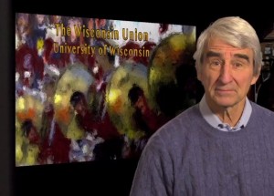 Sam Waterston, host and narrator of PBS Visionaries, discusses the Wisconsin Union's accomplishments Courtesy of PBS Visionaries