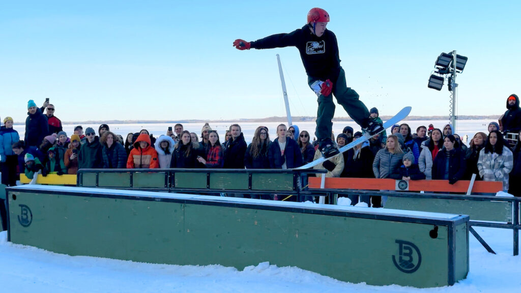 Rail Jam at Winter Carnival