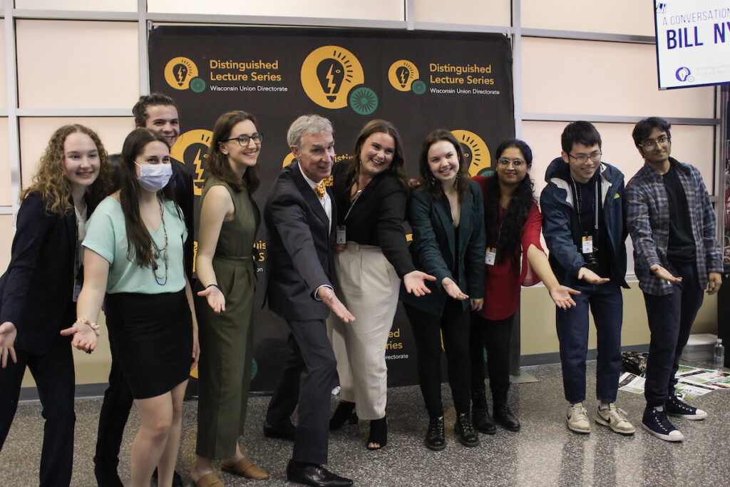 Bill Nye appeared on campus as part of the Wisconsin Union Directorate's Distinguished Lecture Series.