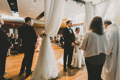 wedding in varsity hall