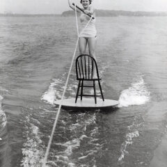 Throwback Thursday: Waterskiing in 1950, Hoofers’ style